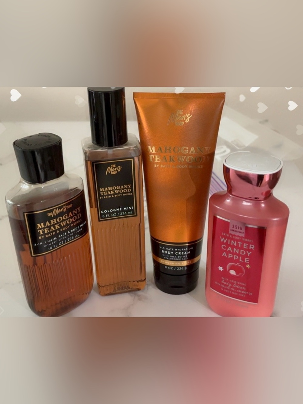 Bath & Body Works Mahogany Teakwood bundle